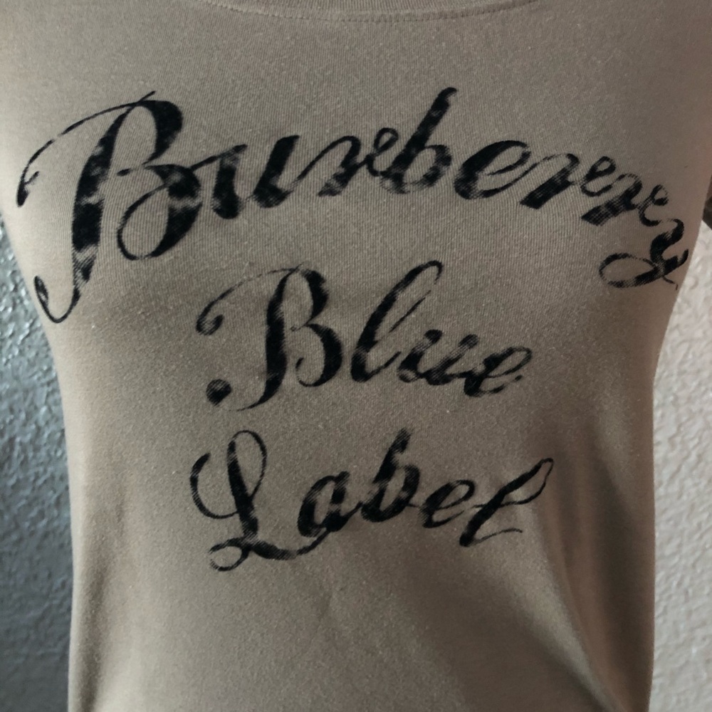SOLD❗️Burberry Blue Label top with ruching Small - Picture 2 of 6